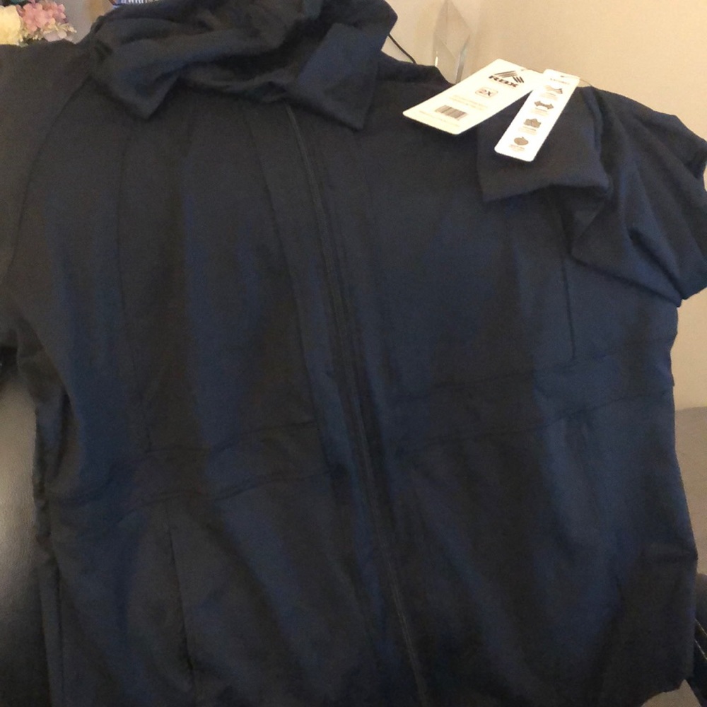 RBX Active Black Workout zip up